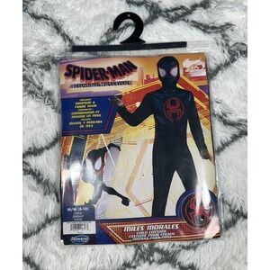 Marvel SPIDER-MAN Miles‎ Morales Jumpsuit Costume Cosplay Child M (8-10) *NEW*